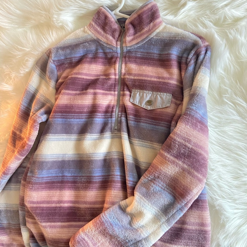 Striped Half Zip